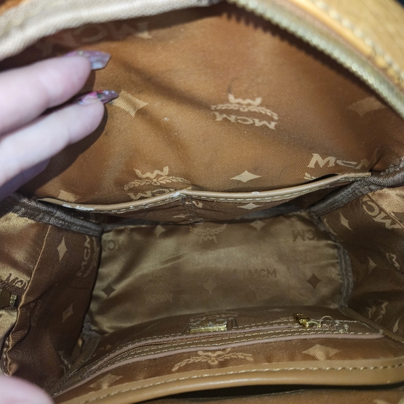 MCM Backpack With Scarf AUTHENTIC - Picture 8 of 16